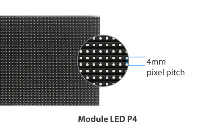 Module LED P4 pixel pitch 4mm